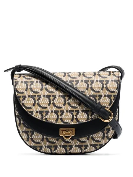 Salvatore Ferragamo сумка Saddle из канваса