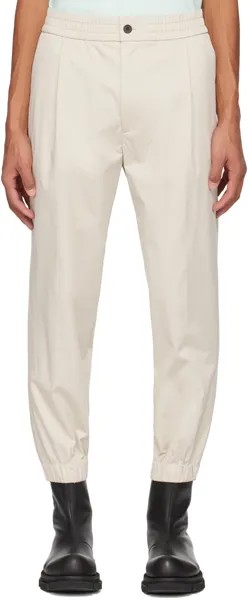 Бежевые брюки с четырьмя карманами Solid Homme