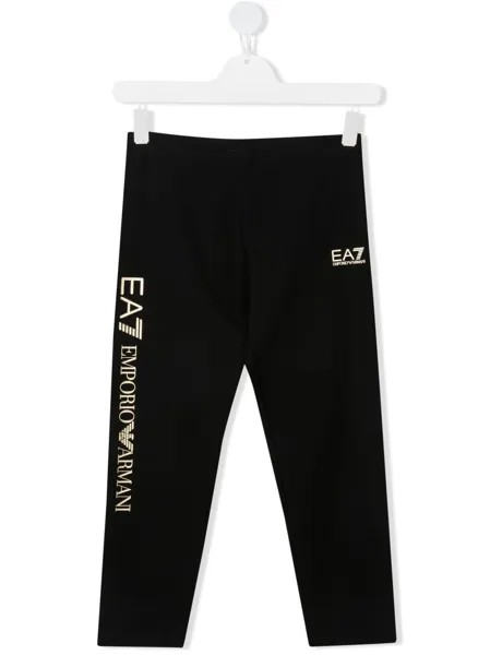 Emporio Armani Kids спортивные брюки с логотипом