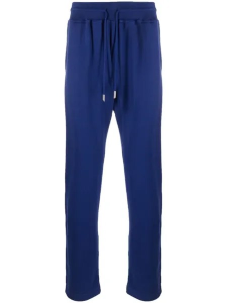 Kiton спортивные брюки из джерси, синий
