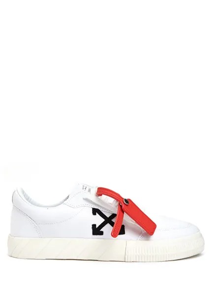 Мужские кроссовки с вулканизированным белым логотипом Off-White