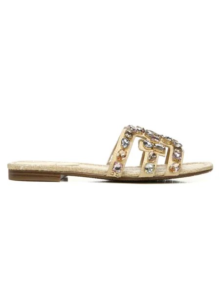 Сандалии на плоской подошве с декором Bay 16 Sam Edelman, цвет Eggshell