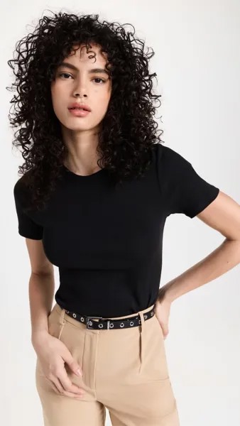 Футболка Goldie Short Sleeve Rib, черный