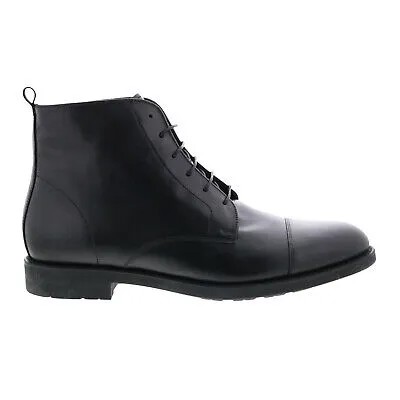 Мужские черные кожаные повседневные классические ботинки на шнуровке Bruno Magli Crosby MB1CSBA0 11.5