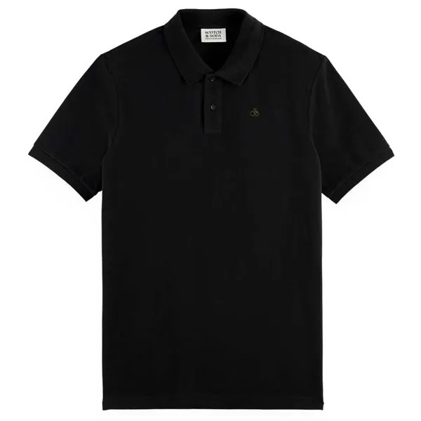 Поло Scotch & Soda Essentials, черный