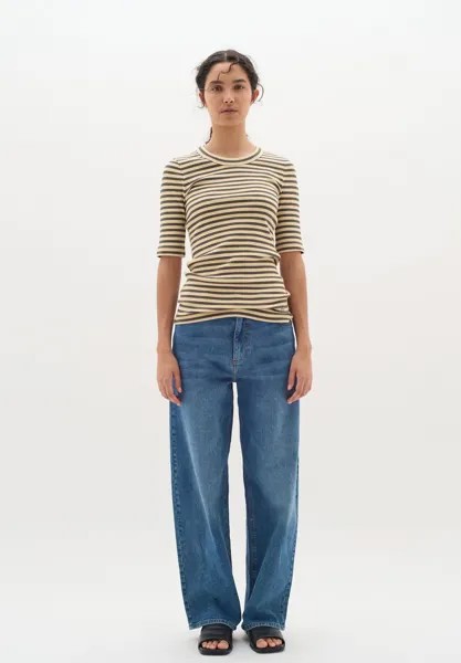 Футболки с принтом DAGNA STRIPED InWear, коричневый