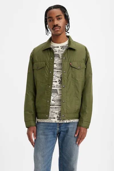 Свободная куртка с карманами Levi'S, зеленый