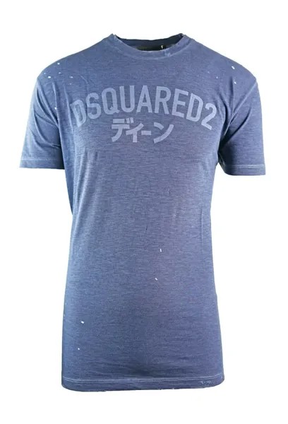 S71Gd0416 s22146 478 футболка Dsquared2, синий