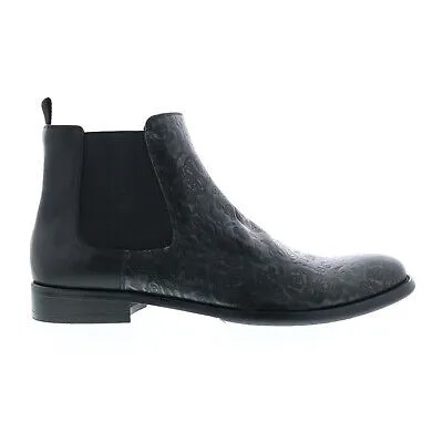 Мужские черные кожаные ботинки челси без шнурков Robert Graham Dawson RGB5145