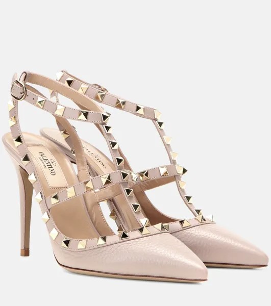 Туфли-лодочки Valentino Garavani Rockstud Valentino Garavani, нейтральный