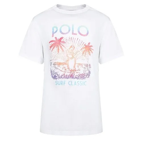 Футболка Ralph Lauren, размер 122, белый