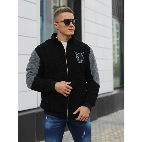 Бомбер Skull Loft, размер S, черный, серый