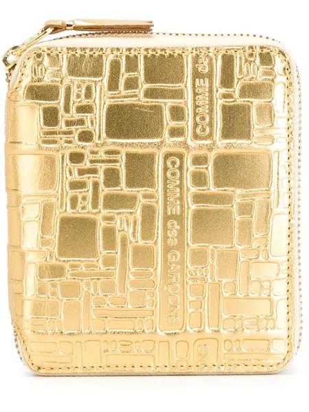 Comme Des Garçons Wallet кошелек с тисненым логотипом