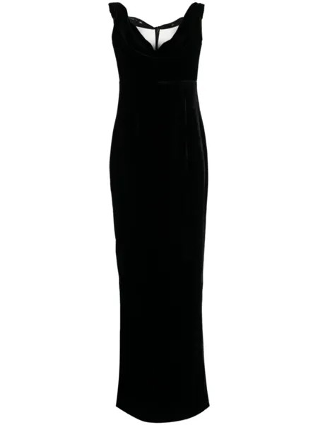 Roland Mouret платье миди без рукавов, черный