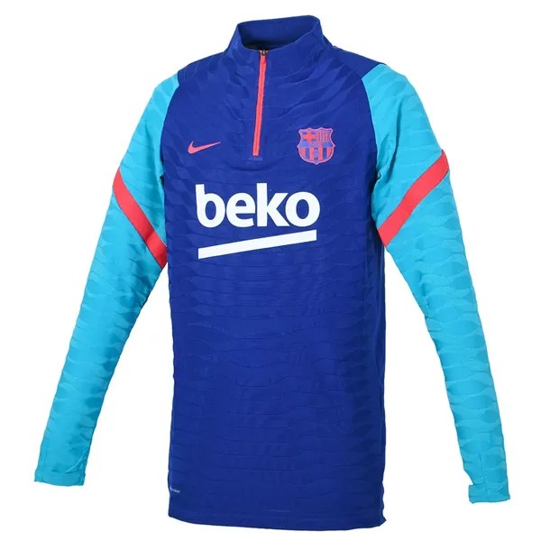 Лонгслив Nike FC Barcelona Vaporknit Strike, синий/голубой