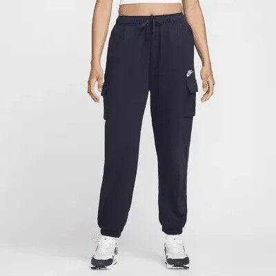 Спортивные брюки Nike Sportswear Club Fleece, цвет Obsidian/White