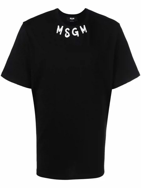 MSGM logo-print cotton T-shirt