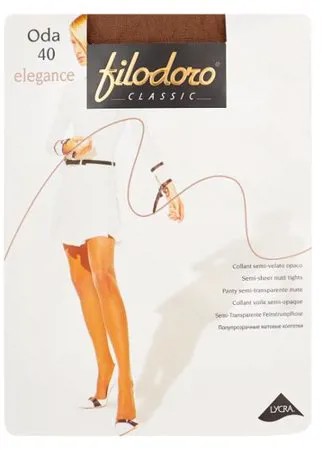 Колготки Filodoro Classic Oda Elegance 40 den, размер 5-XL, abbronzante (коричневый)