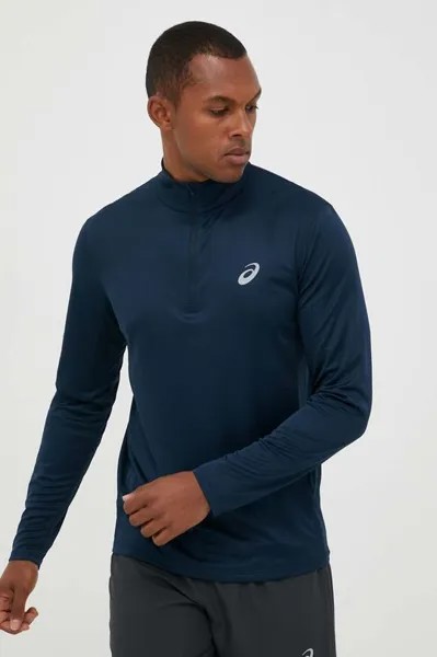 Лонгслив для бега Core Asics, темно-синий