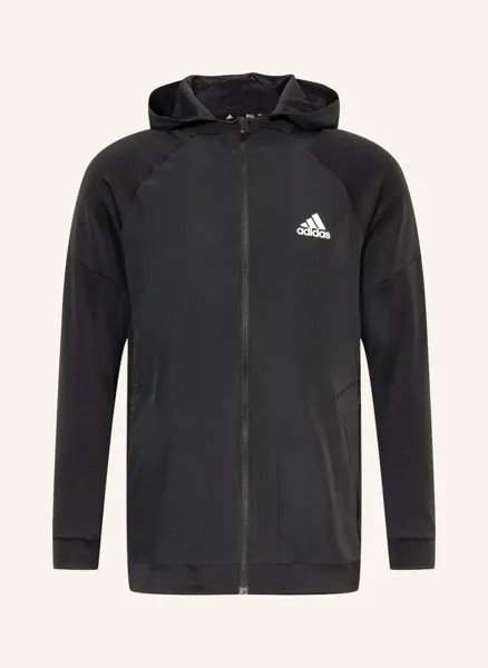 Ветровка мужская Adidas 1001298983 черная M (доставка из-за рубежа)