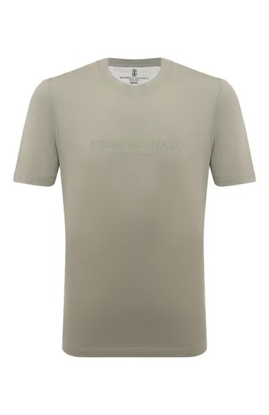 Хлопковая футболка Brunello Cucinelli
