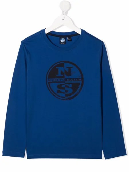 North Sails Kids футболка с логотипом