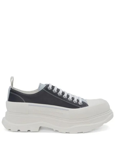 Alexander McQueen кеды Tread Slick на шнуровке, синий