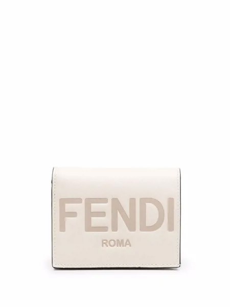 Fendi кошелек с тисненым логотипом