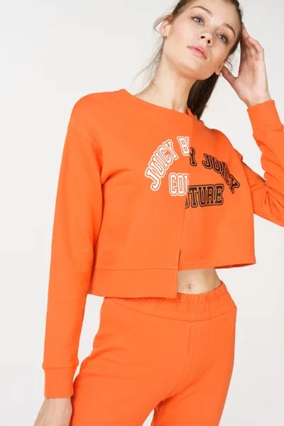 Свитшот женский Juicy Couture JWTKT120767 оранжевый L