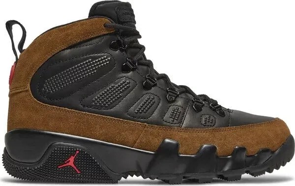 Ботинки Air Jordan 9 IX Retro NRG оливковый, черный, красный AR4491-012, мужские, размер 9,5, новинка