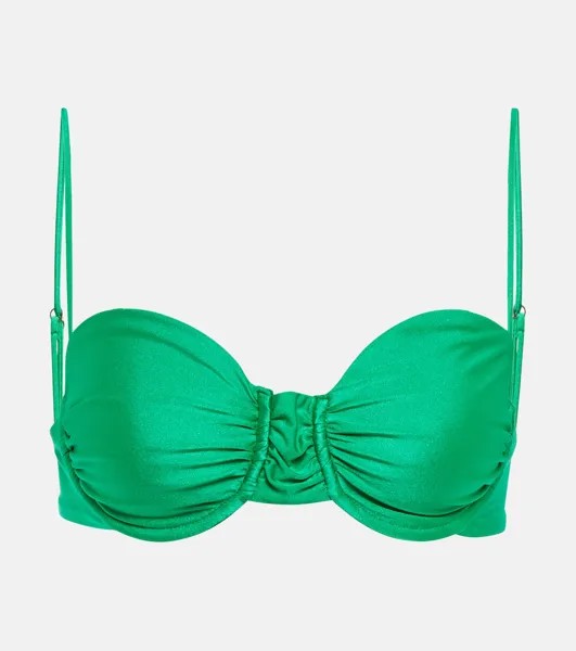 Лиф бикини Mia со сборками JADE SWIM, зеленый