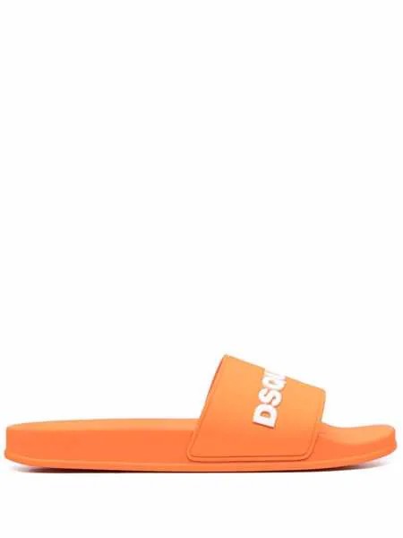 Dsquared2 шлепанцы с тисненым логотипом