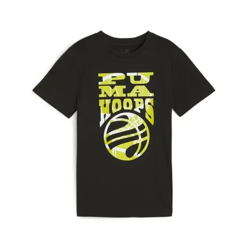 Футболка PUMA Basketball Blueprint Tee, размер 140, черный
