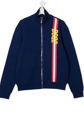 Dsquared2 Kids бомбер с полосками