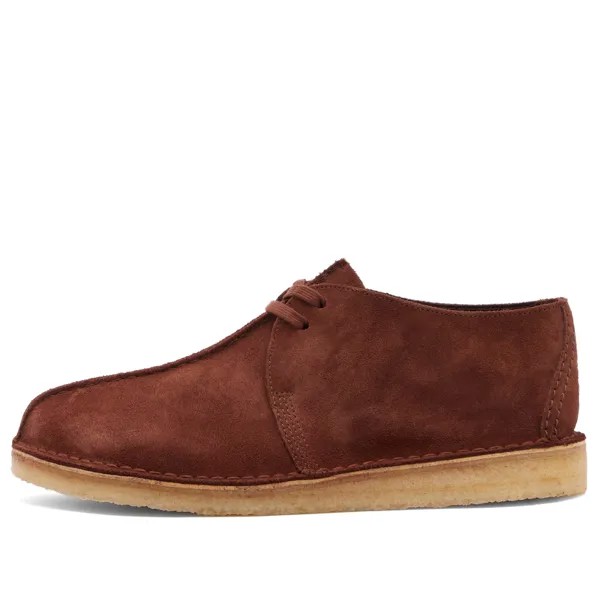 Туфли броги Clarks Originals Desert Trek, цвет Dark Rust Brown