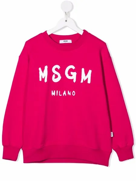 MSGM Kids толстовка с логотипом
