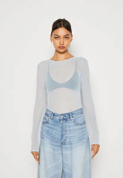 Футболка с длинным рукавом Crew Neck American Eagle, синий