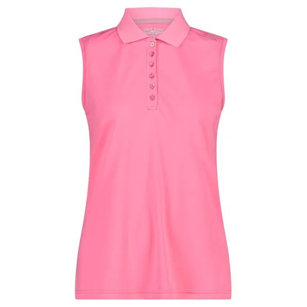 Рубашка поло CMP 3T59776 Sleeveless, розовый