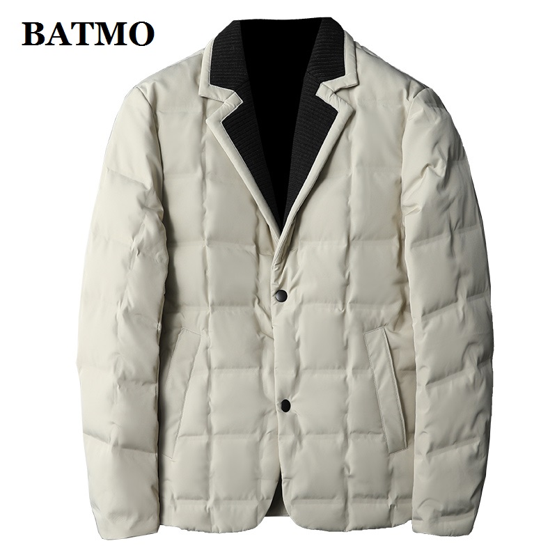 BATMO 2019, Новое поступление, зимние куртки высокого качества из 90% белой утки для мужчин, мужские зимние утепленные костюмы, большие размеры, ...