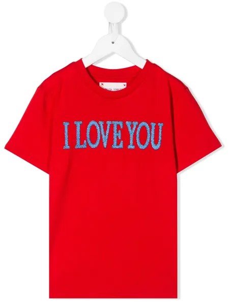 Alberta Ferretti Kids футболка Love You