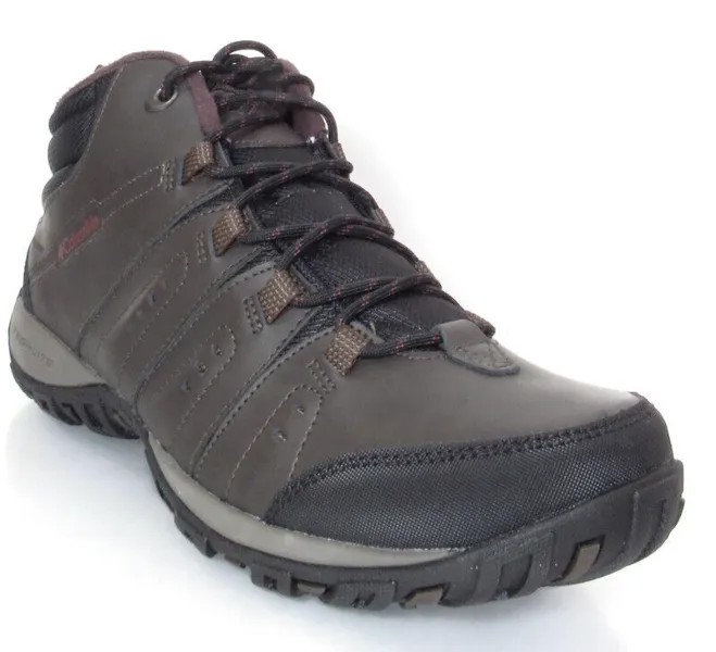 Мужские водонепроницаемые кожаные ботинки Columbia Woodburn II Omni-Heat Trail, размер 10,5 BM3926