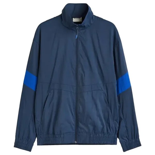 Куртка H&M Water-Repellent Track, темно-синий/синий