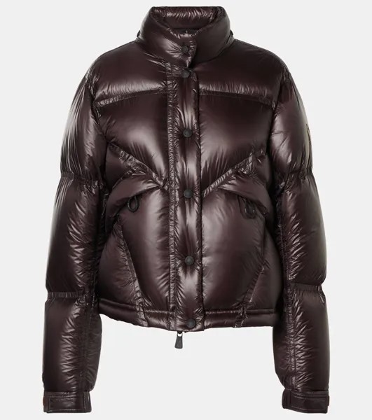 Пуховая куртка-бомбер Julier Moncler Grenoble, коричневый
