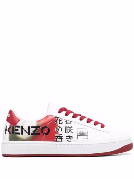 Kenzo кеды Kourt с логотипом