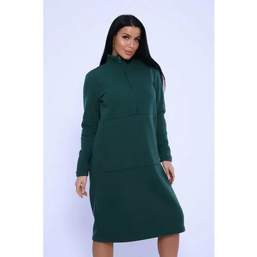 Платье Натали, размер 46, зеленый