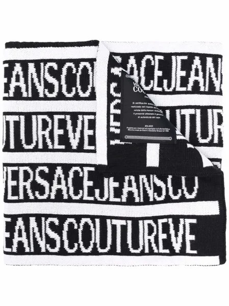 Versace Jeans Couture объемный шарф с логотипом