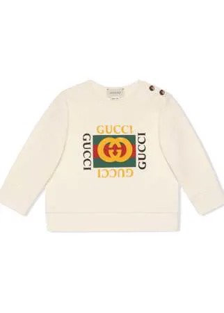 Gucci Kids толстовка с логотипом 'Gucci'