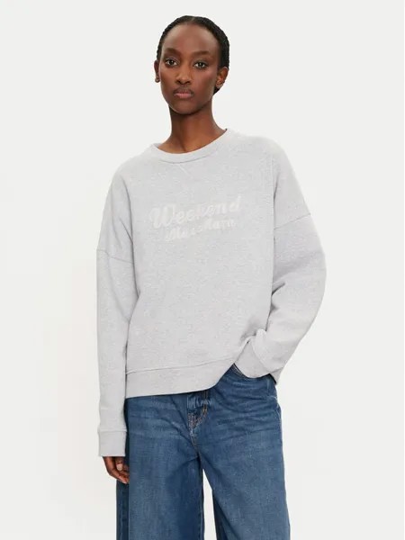 Толстовка обычного кроя Weekend Max Mara, серый