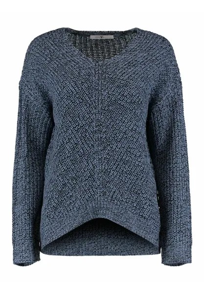 Вязаный свитер MIT V-DESIGN Hailys, цвет blau