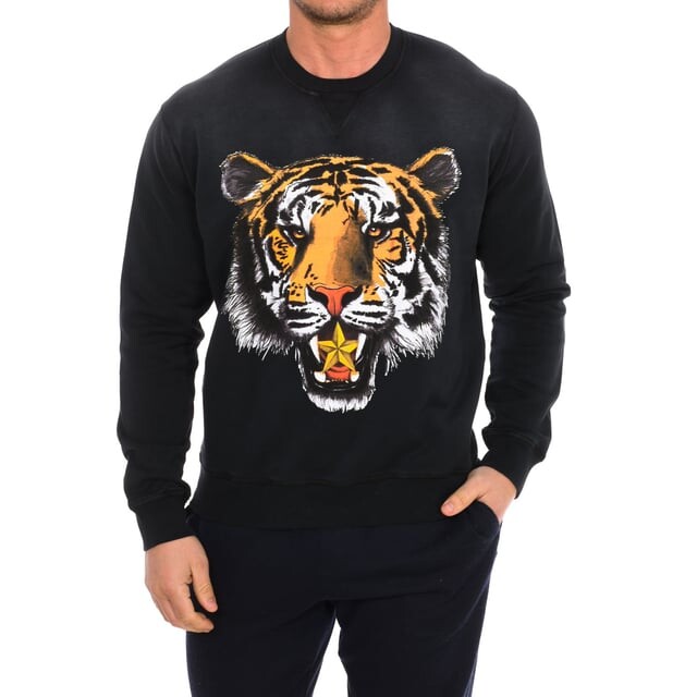 Мужская толстовка с длинным рукавом и круглым вырезом s71gu0486 s25030 Dsquared2, черный